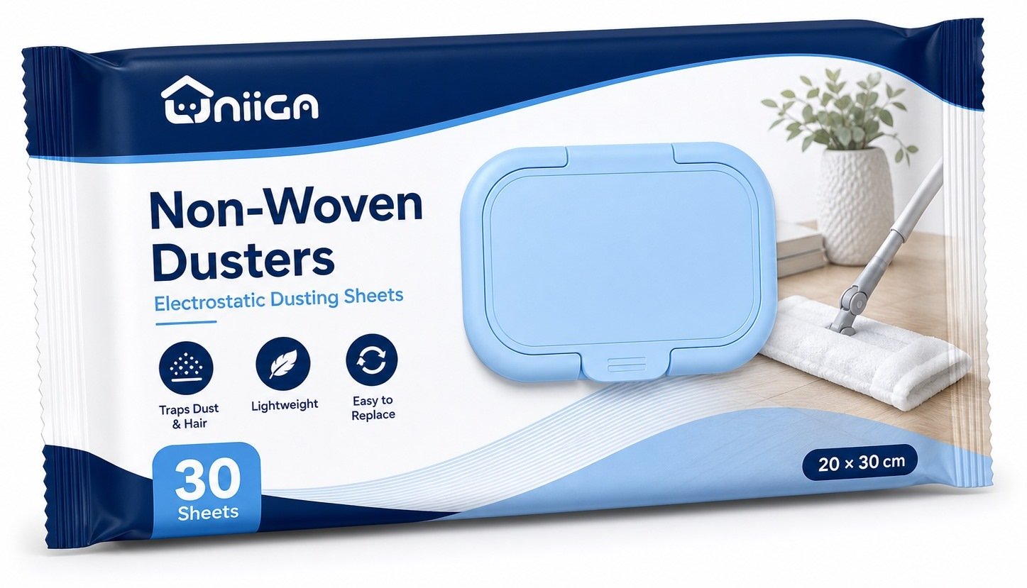 Non-woven duster package